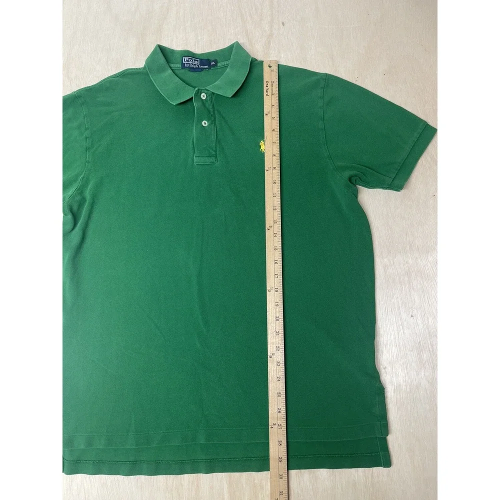Polo Ralph Lauren Men's Green Polo Shirt‎ Size XL